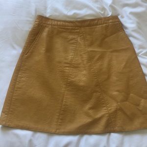 Zara faux leather skirt